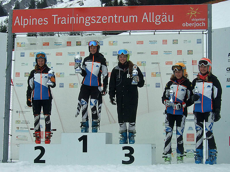Alisa auf dem 5. Platz bei der Gesamtwertung